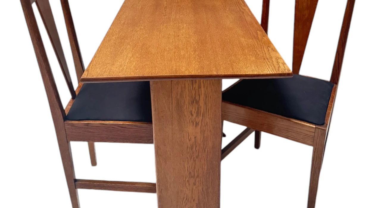 Willem Penaat Two Art Deco Amsterdamse School Chairs for Metz & Co. Amsterdam